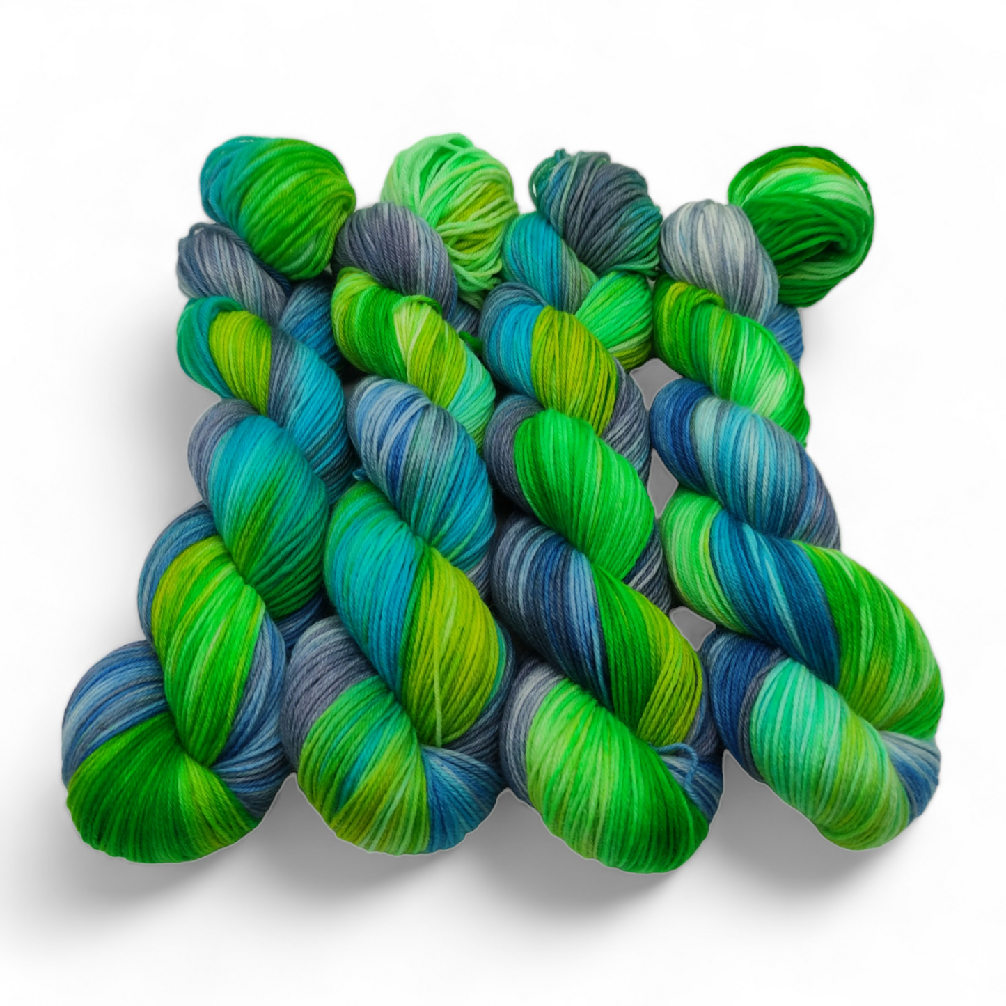 Merino High Twist 4fach 100g Frosch am Teich