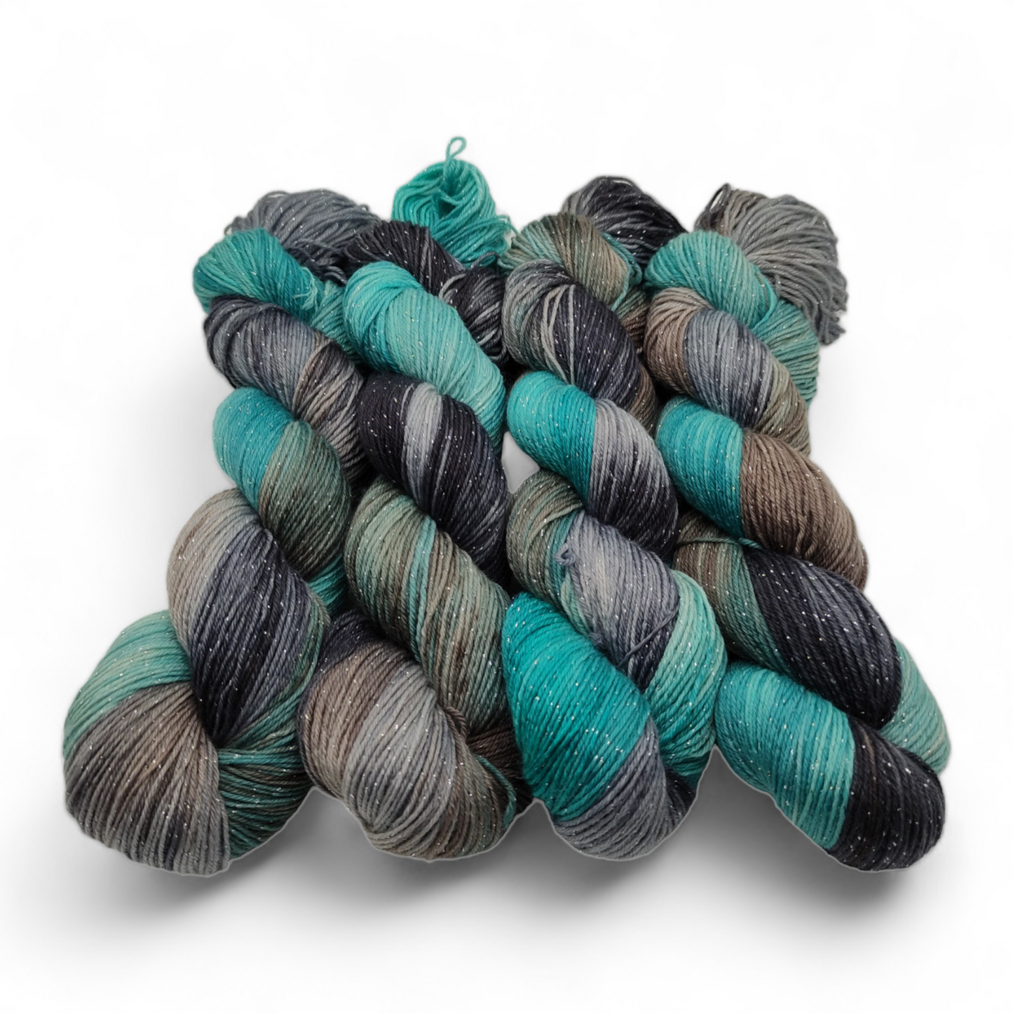 4-Merino Glitzer, Eine für Alles, 4fach 100g Beachfeeling