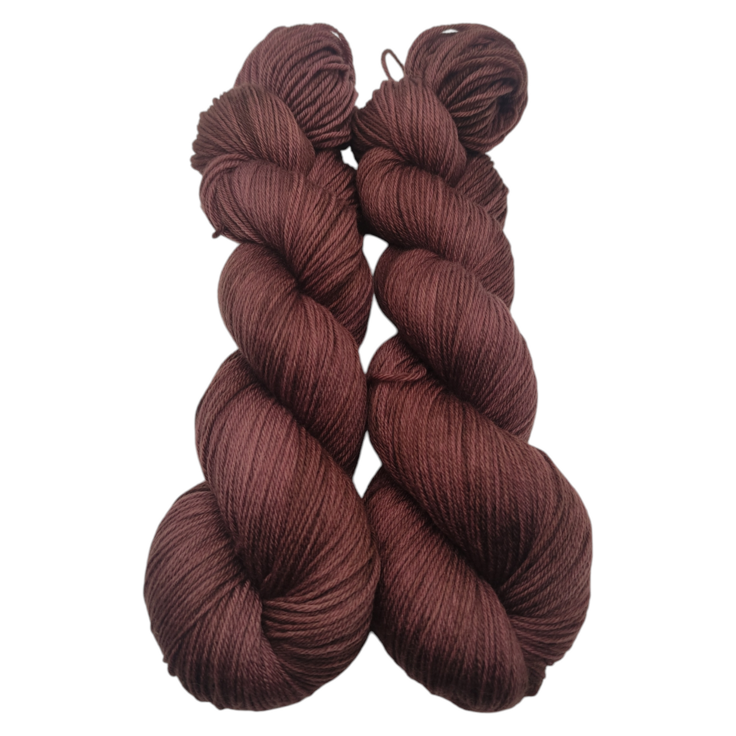 Merino High Twist 4fach semisolid Chocolat Brown 100g