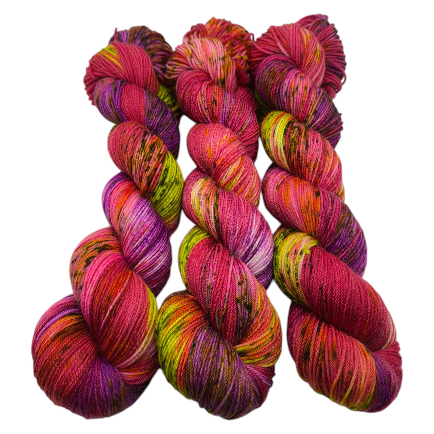 Merino High Twist 4fach 100g Erdbeertime