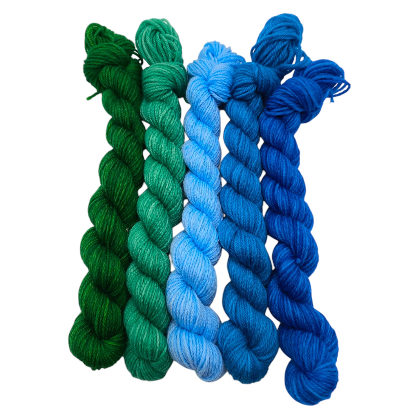 Strickset Merino High Twist Minis 5x20g wildes Wasser