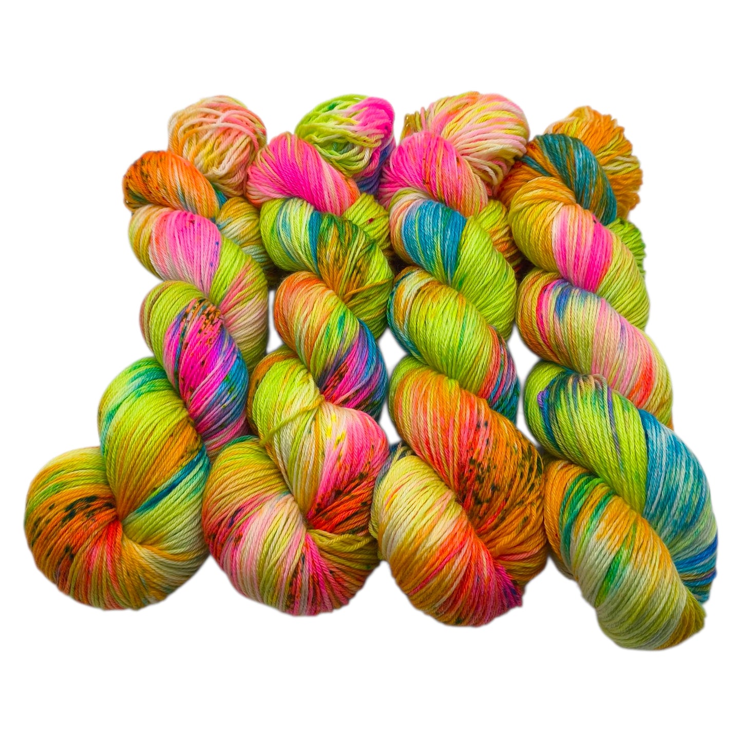 Merino High Twist 4fach 100g Lime Pop