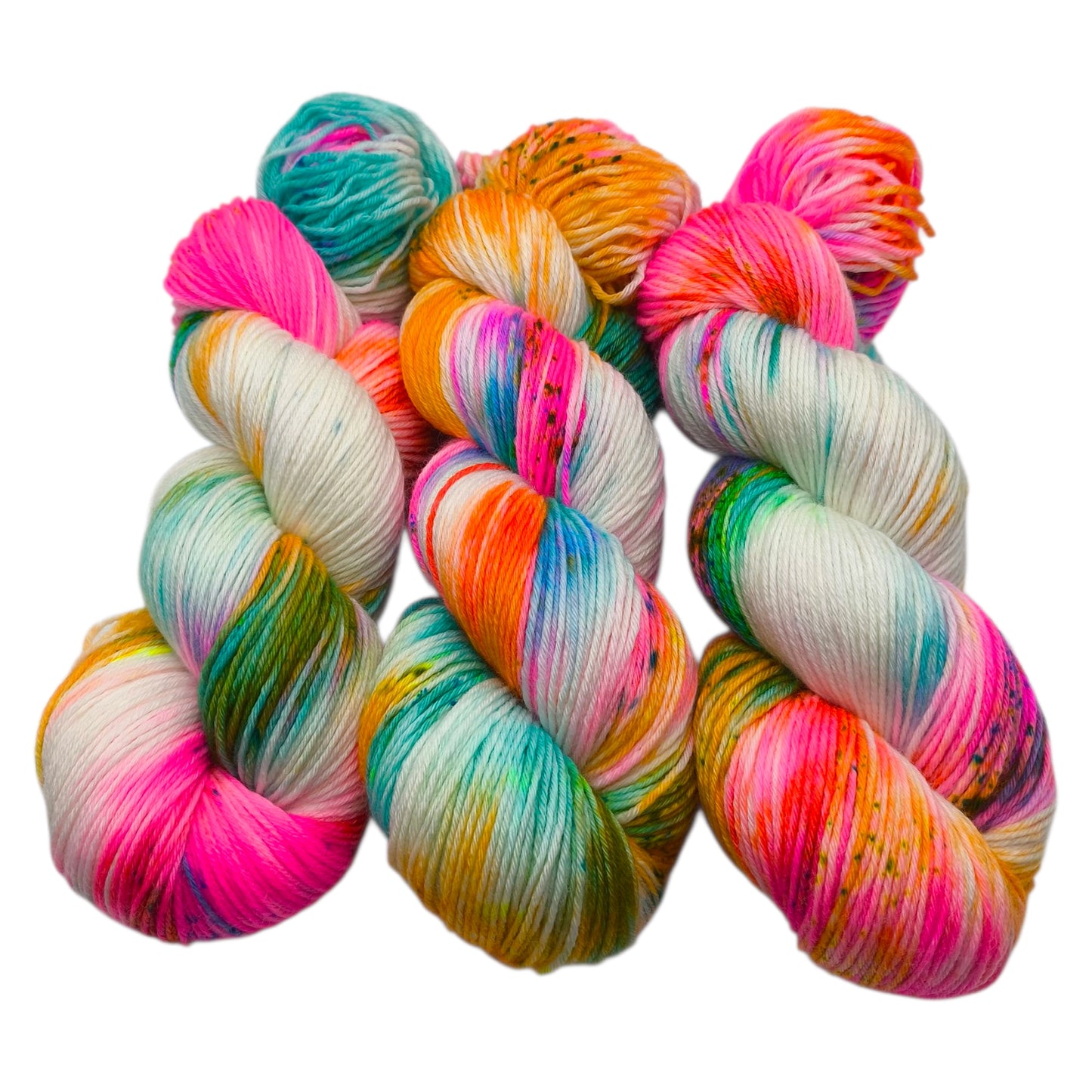 Merinosockenwolle 6fach, 150g Clown