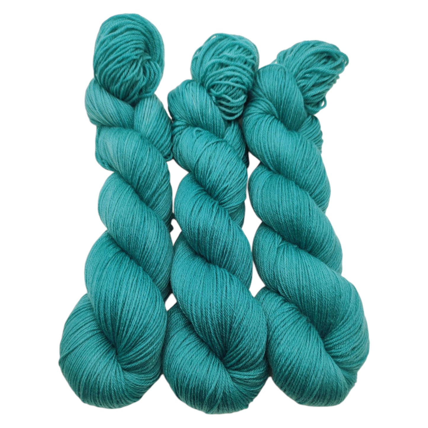 Merino High Twist 4fach semisolid Teal 100g