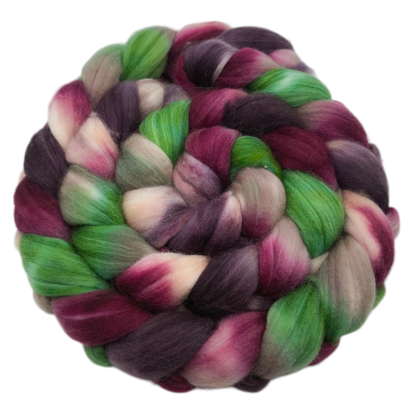 Kammzug Merino Nylon superwash 100g Auberginen