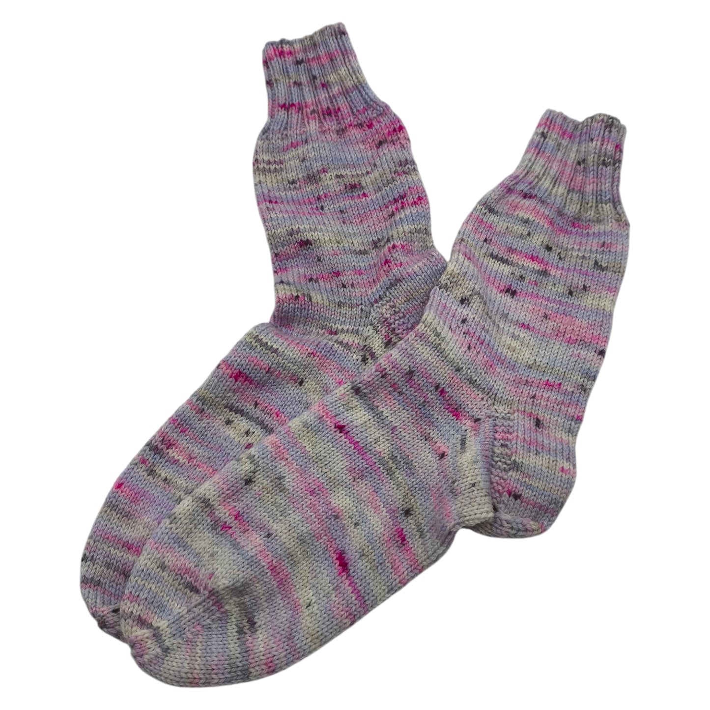 Socken, Größe 38/39, handgestrickt, aus Merino High Twist, Wisteria Street