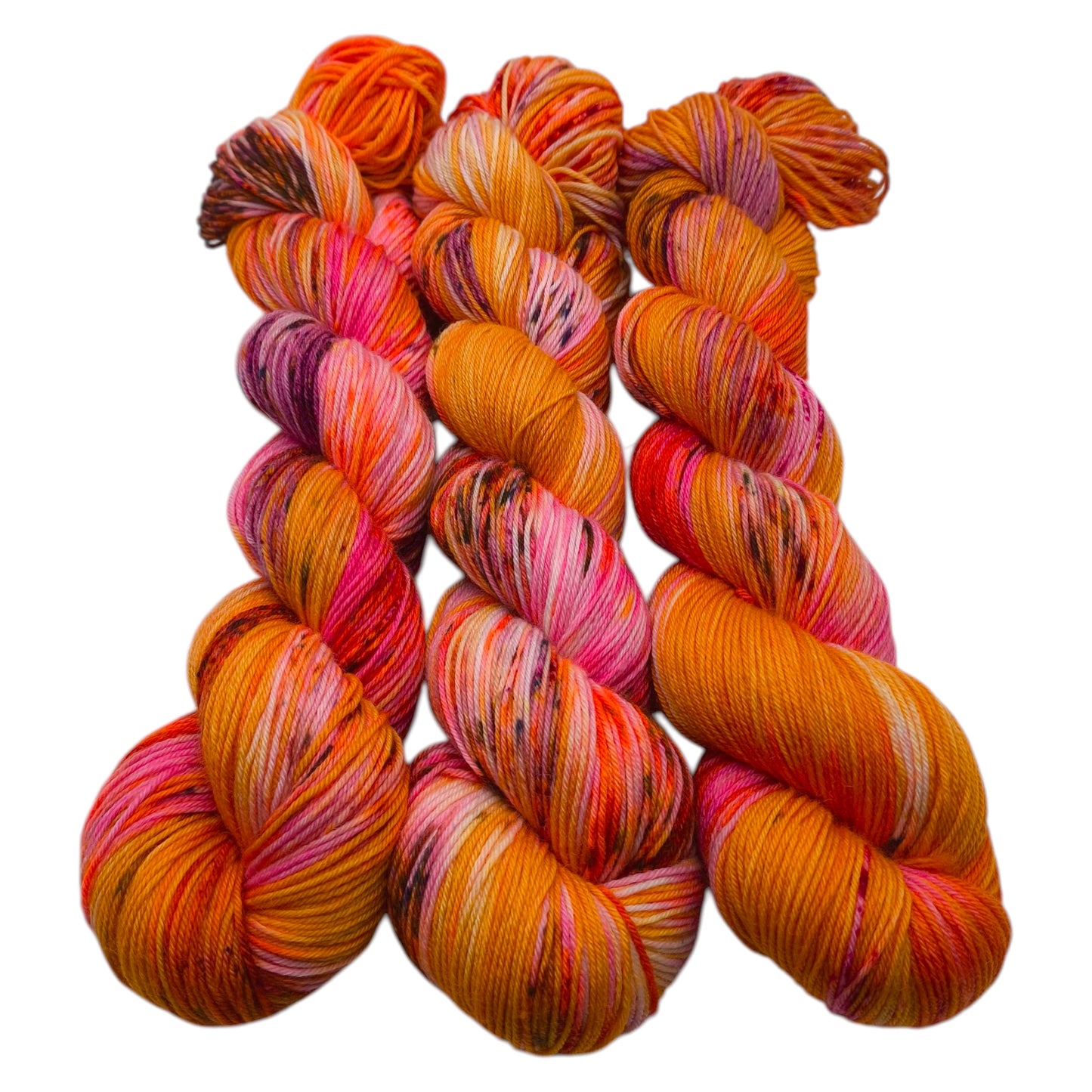 Merino High Twist 4fach 100g Orange Time