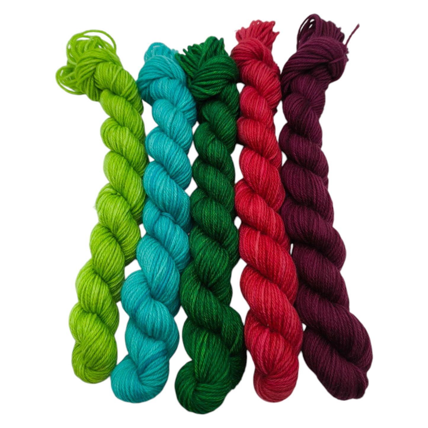 Strickset Merino High Twist Minis 5x20g kräftig Bunt