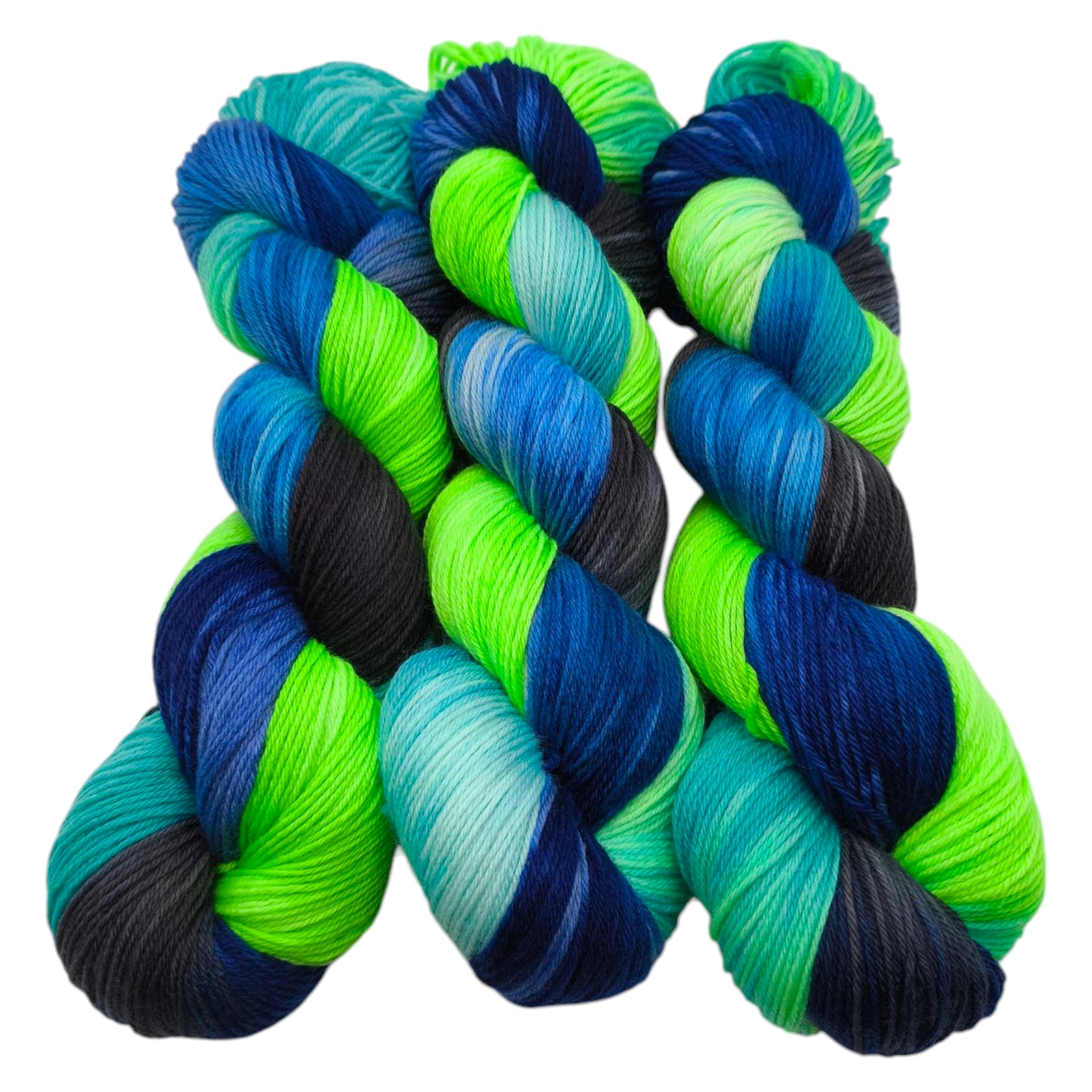 Merino High Twist 4fach 100g Polarlichter