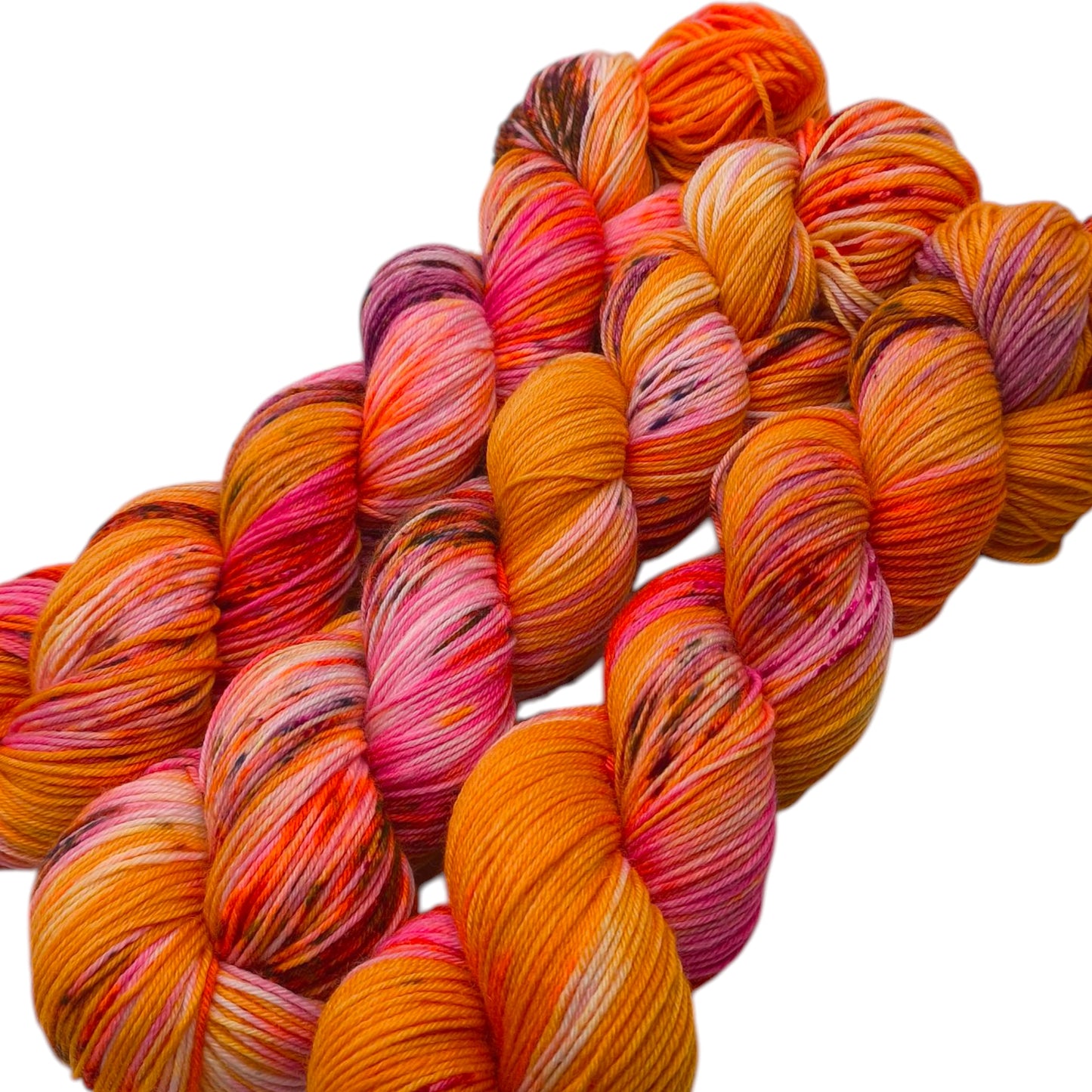 Merino High Twist 4fach 100g Orange Time