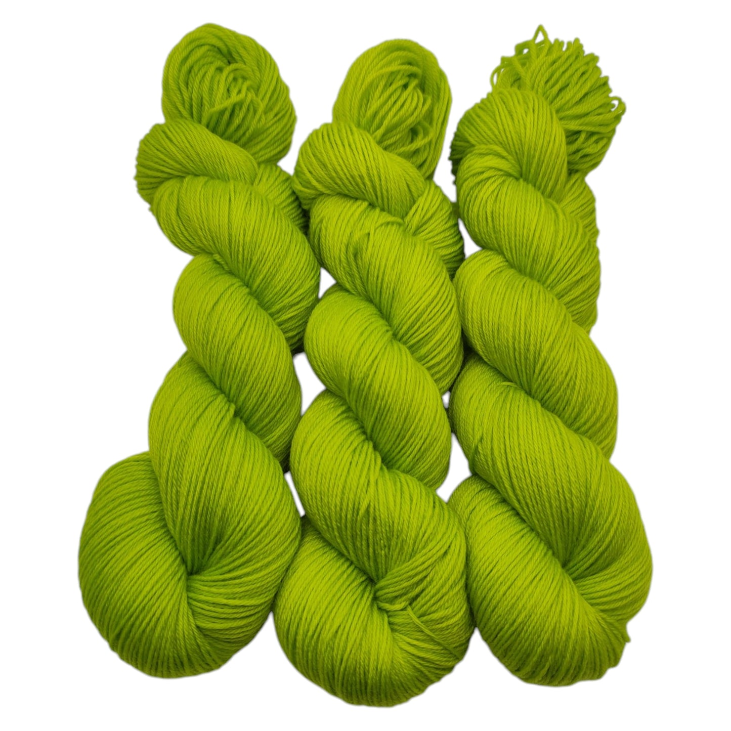 Merino High Twist 4fach semisolid Charteuse 100g