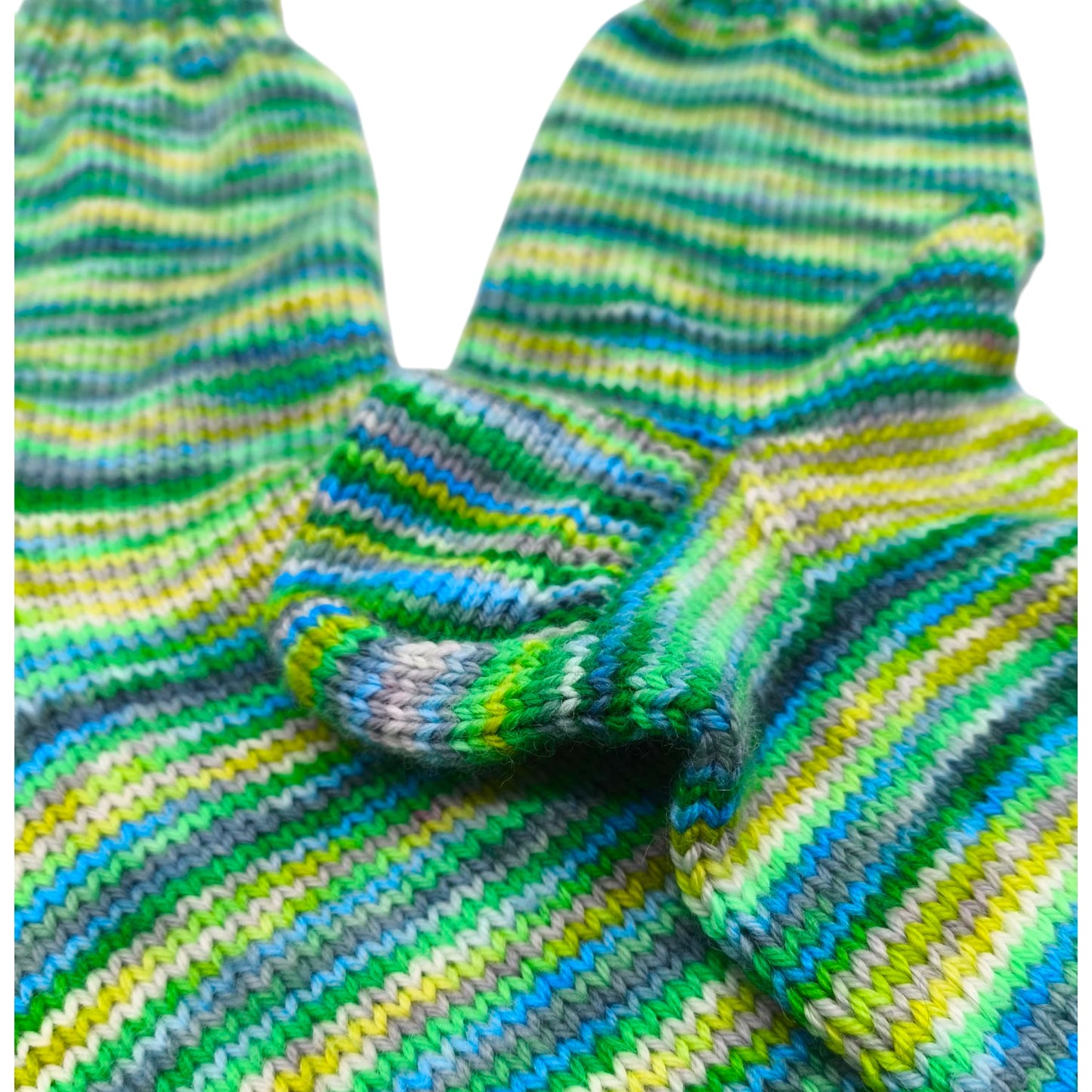 Socken, Größe 42/43, handgestrickt, aus Merino High Twist, Fröschlein