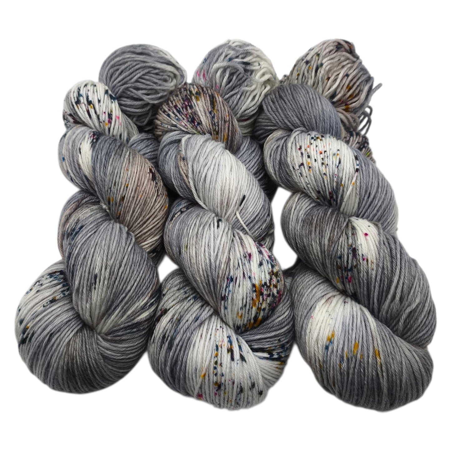 Merinosockenwolle 6fach, 150g Geister