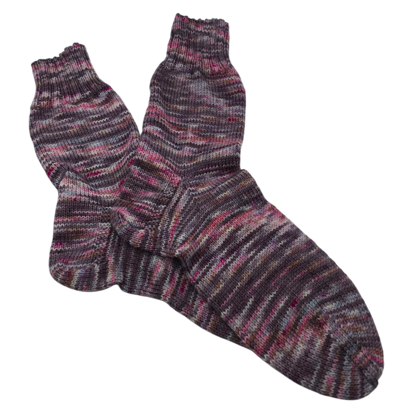 Socken, Größe 40/41, handgestrickt, aus Merino High Twist, Zauberei