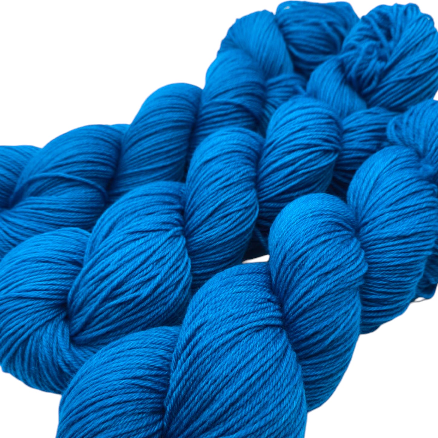 Merino High Twist 4fach semisolid Peacock Blue 100g