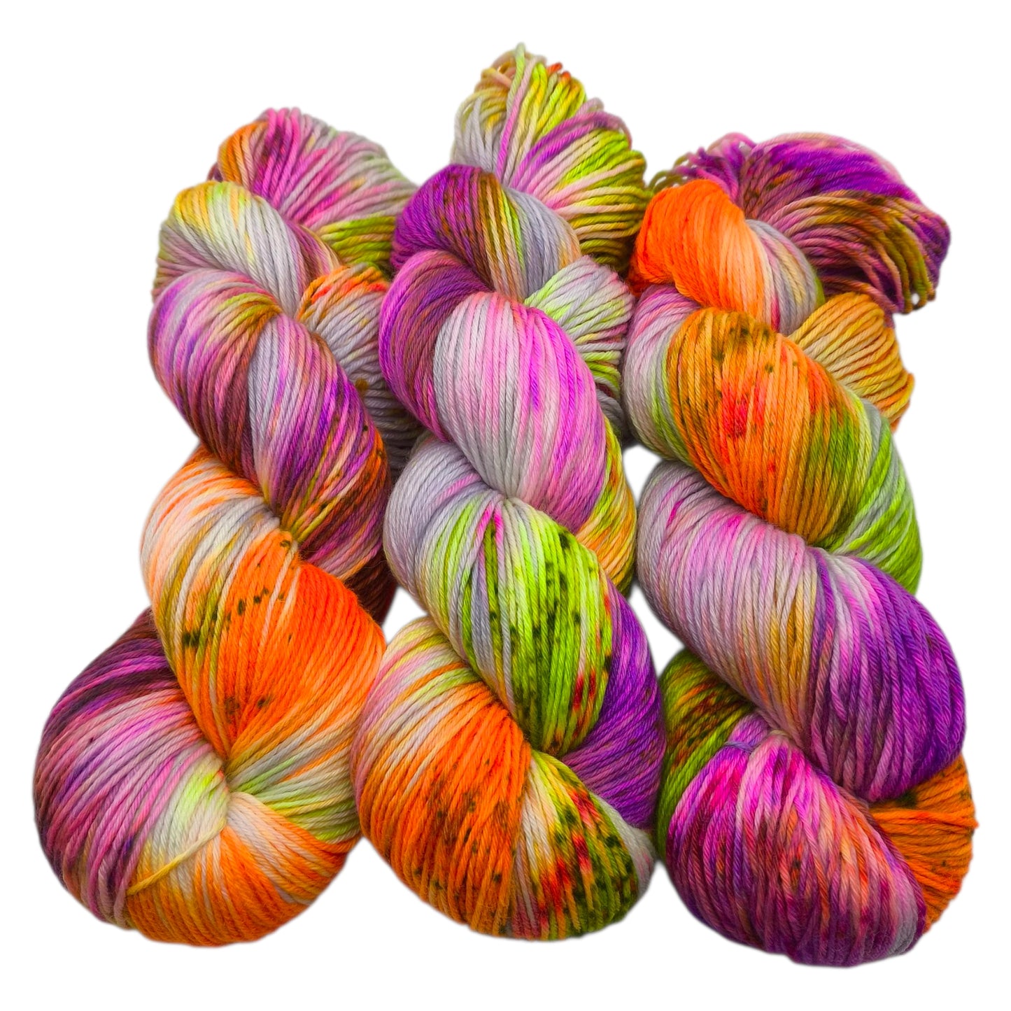 Merinosockenwolle 6fach, 150g Happy
