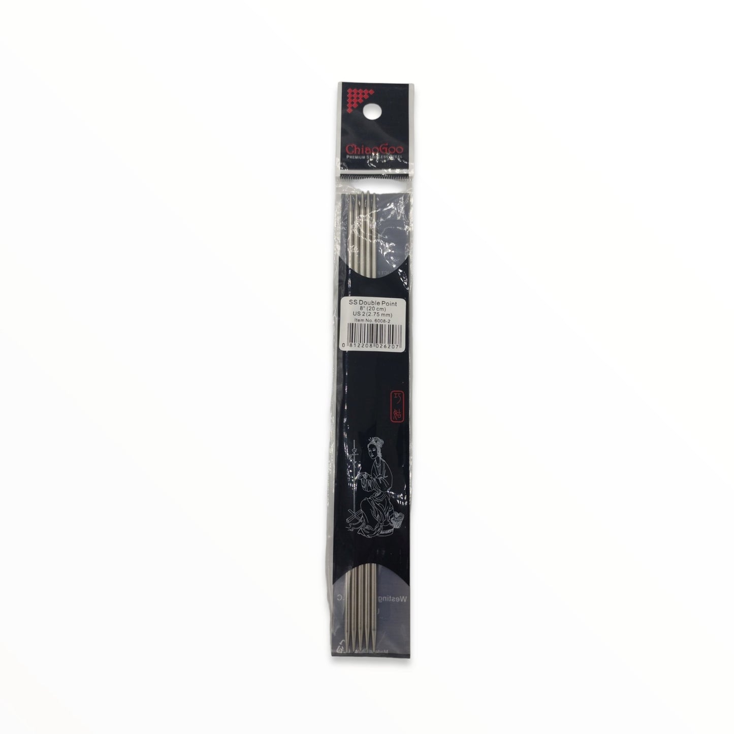 Chiaogoo Nadelspiel Edelstahl 20cm Länge 2,75mm Monika Görich Etherische Öle und Mehr