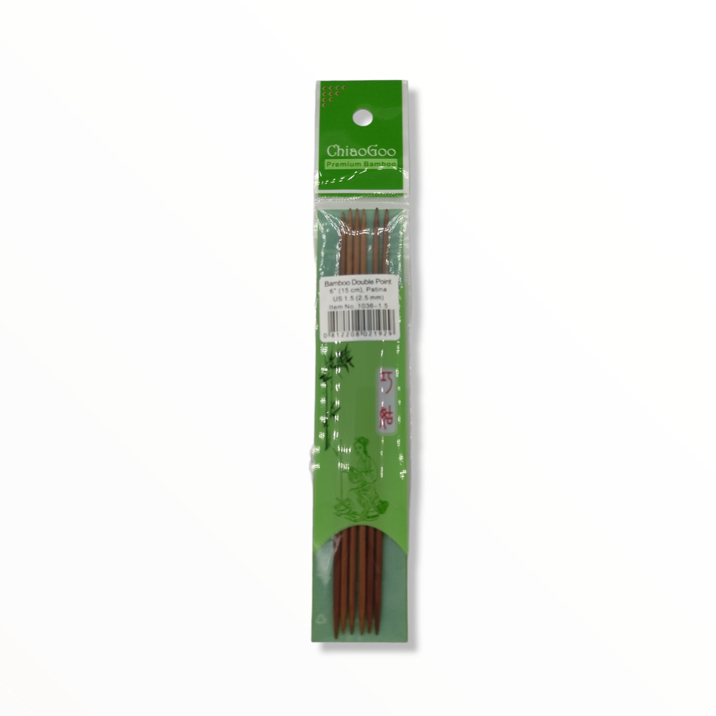 Chiaogoo Nadelspiel Bamboo 15cm Länge 2,5mm Monika Görich Etherische Öle und Mehr