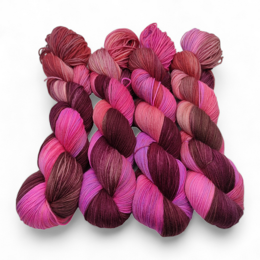 Merino High Twist 4fach 100g Rote Grütze