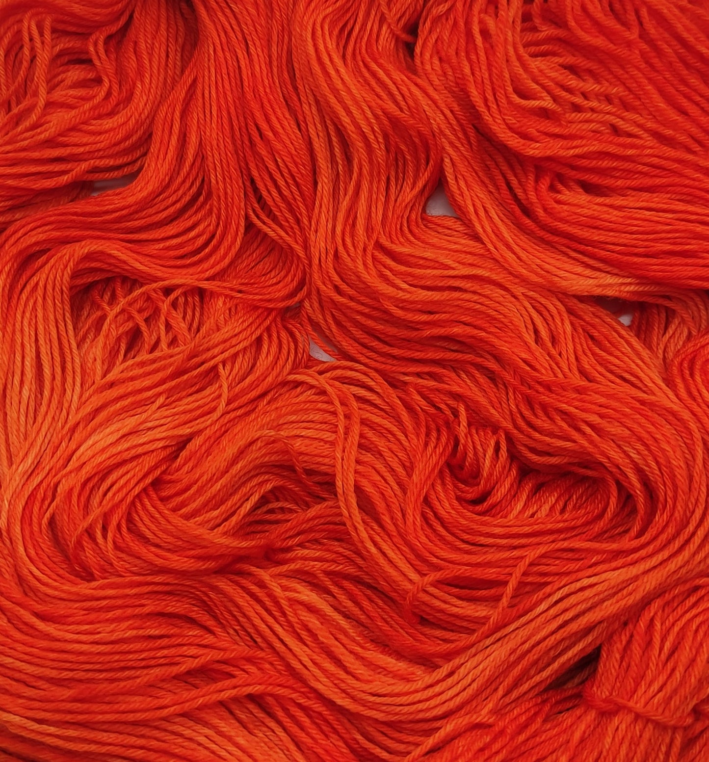 Merino High Twist 4fach semisolid Monarch Orange 100g