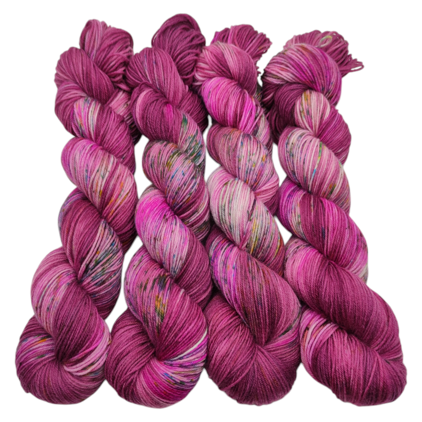 Merino High Twist 4fach 100g Speckles Kirschblüten