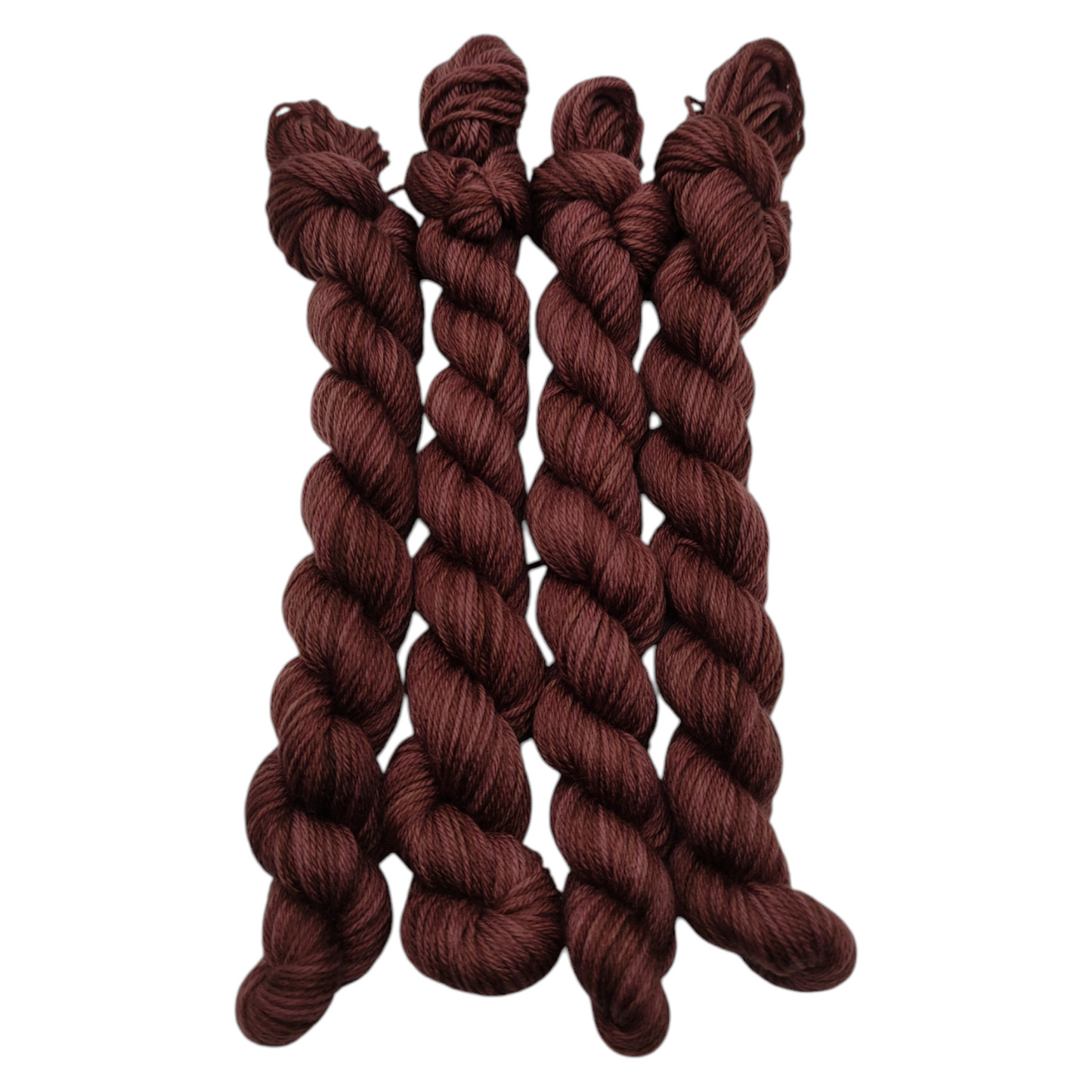 Merino High Twist 4fach 20g semisolid Mini Chocolat Brown