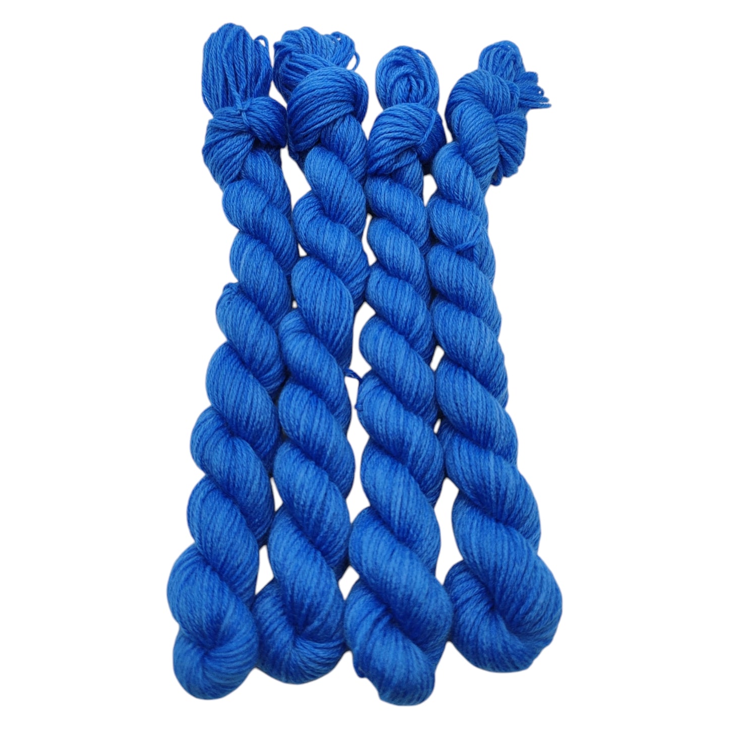 Merino High Twist 4fach 20g semisolid Mini Sapphire Blue