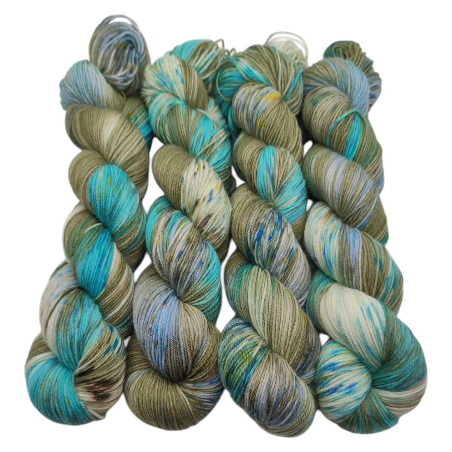 Merino High Twist 4fach 100g Teichböschung