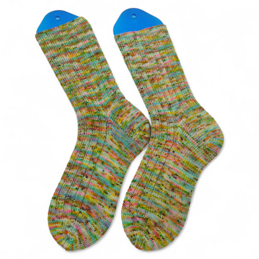 Socken, handgestrickt, aus Merino High Twist, Größe: 40/41