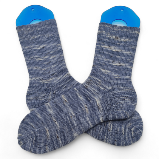 Socken, handgestrickt, aus Merino High Twist, Größe:42/43 Vikings
