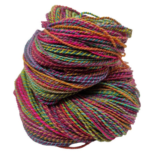 Wolle handgesponnen, Merino/Nylon 199g Myra