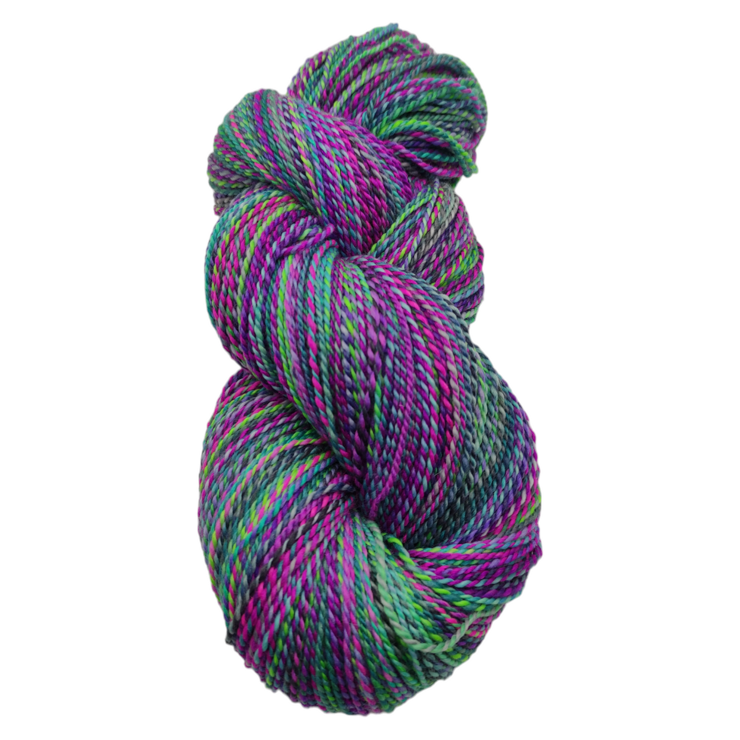 Wolle handgesponnen, Merino/Nylon 195g, Mike