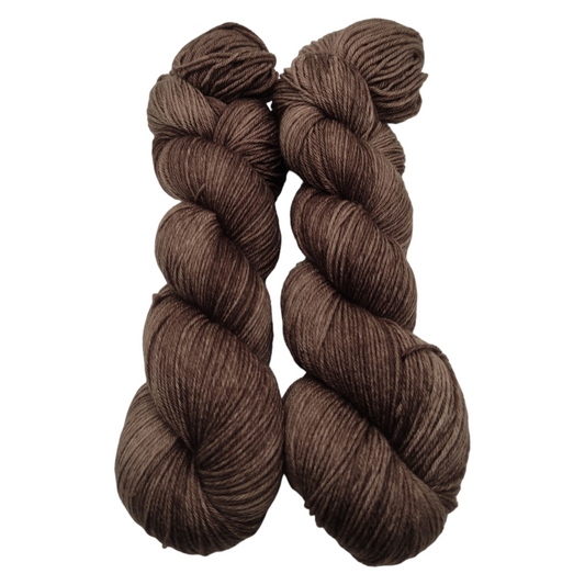 Merino High Twist 4fach semisolid Pecan Brown 100g