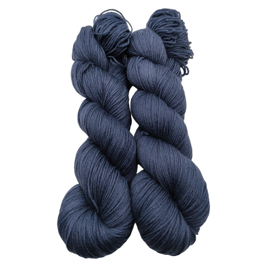 Merino High Twist 4fach semisolid Blue Steel 100g