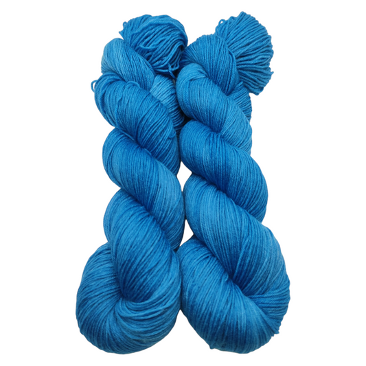 Merino High Twist 4fach semisolid Peacock Blue 100g