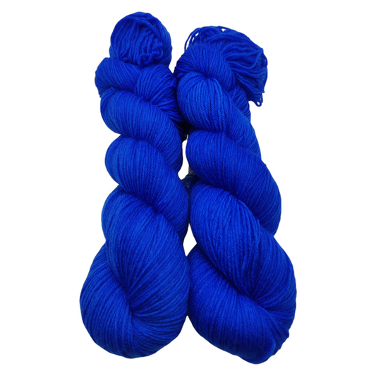 Merino High Twist 4fach semisolid Extrem Blue 100g