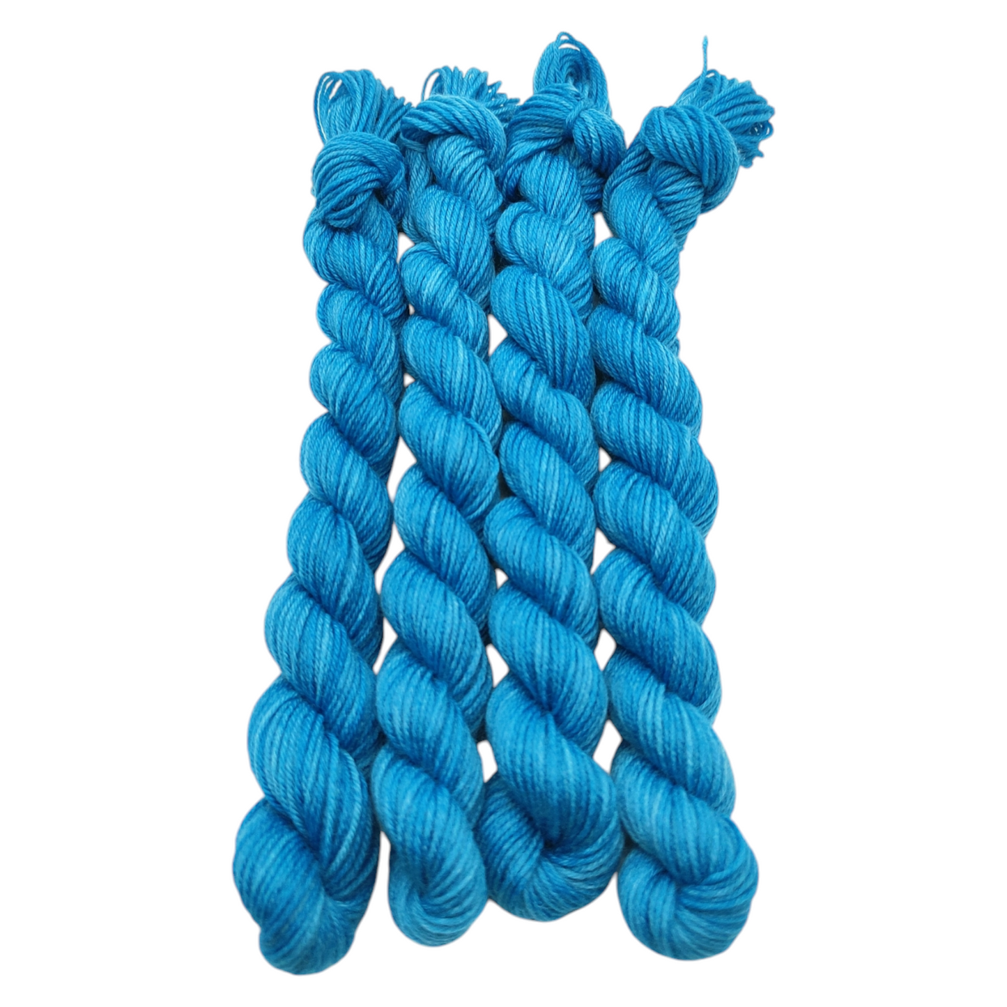 Merino High Twist 4fach 20g semisolid Mini Peacock Blue