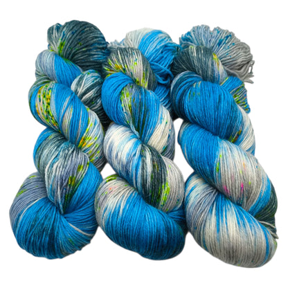 Merinosockenwolle 6fach, 150g Nordsee