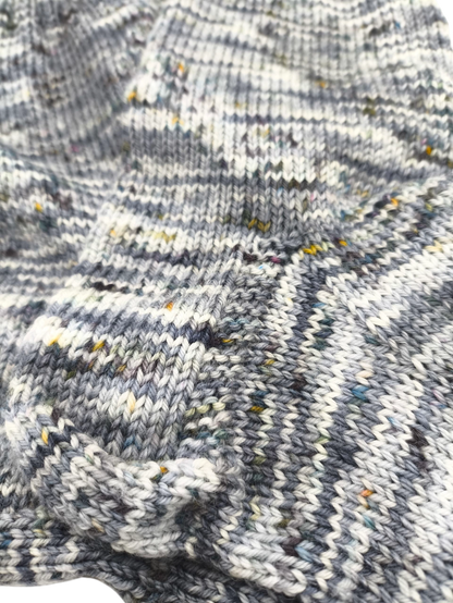 Socken, Größe 42/43, handgestrickt, aus Merino High Twist, Männerbunt
