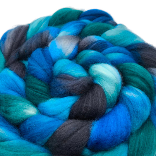 Kammzug Merino Nylon superwash 100g Bering Sea