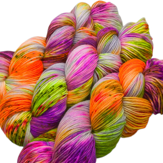 Merinosockenwolle 6fach, 150g Happy