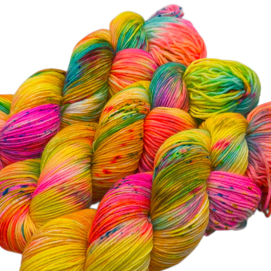 Merinosockenwolle 6fach, 150g Sundowner