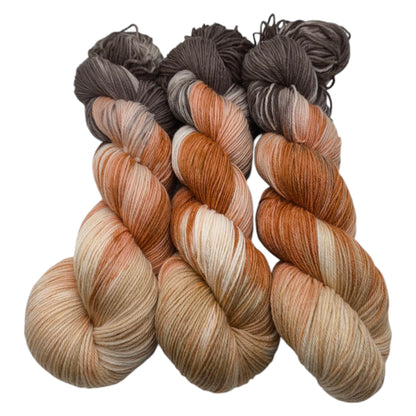 Merino High Twist 4fach 100g Cafè au lait