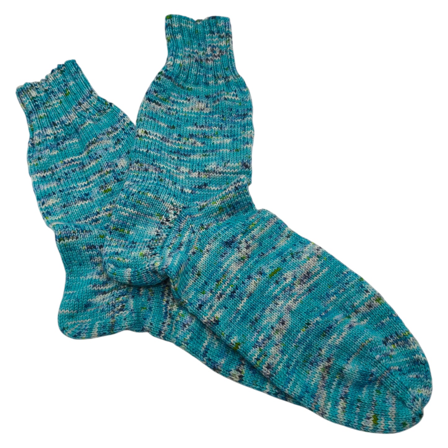 Socken, Größe 46/47, handgestrickt, aus 4-Merino Atla