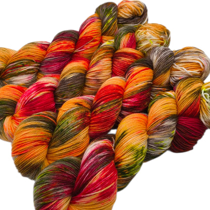 Merino High Twist 4fach 100g Pumpkin
