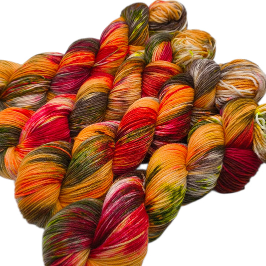 Merino High Twist 4fach 100g Pumpkin