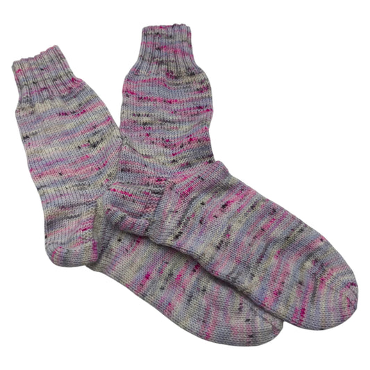 Socken, Größe 38/39, handgestrickt, aus Merino High Twist, Wisteria Street