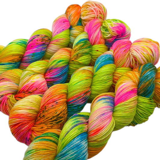 Merino High Twist 4fach 100g Lime Pop
