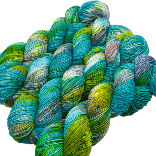 Merino High Twist 4fach 100g Seegras