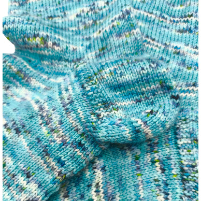 Socken, Größe 46/47, handgestrickt, aus 4-Merino Atla